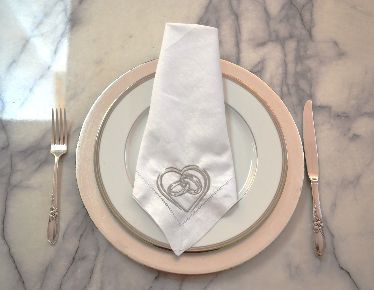 Wedding Rings Napkin Set