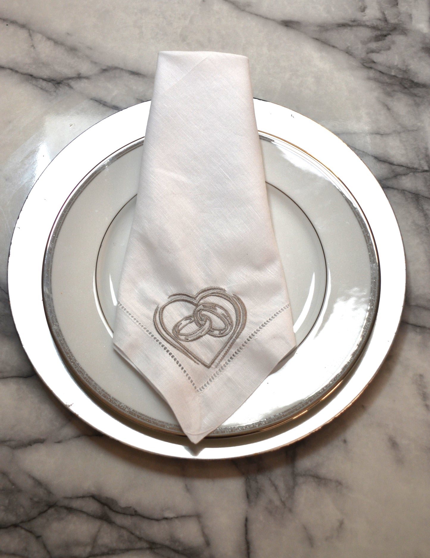 Wedding Rings Napkin Set