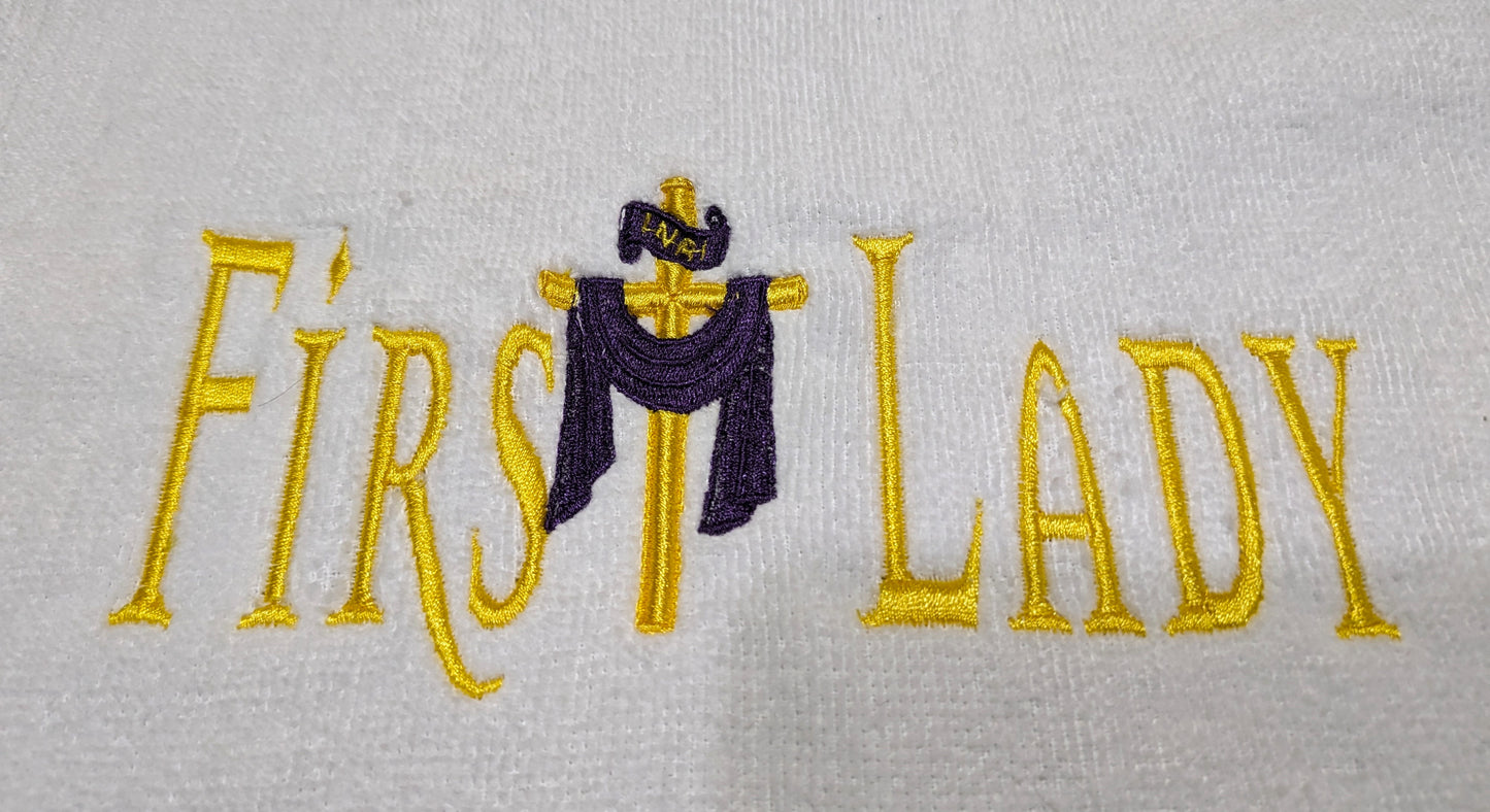 Christian Ministry - First Lady - Velour Towel