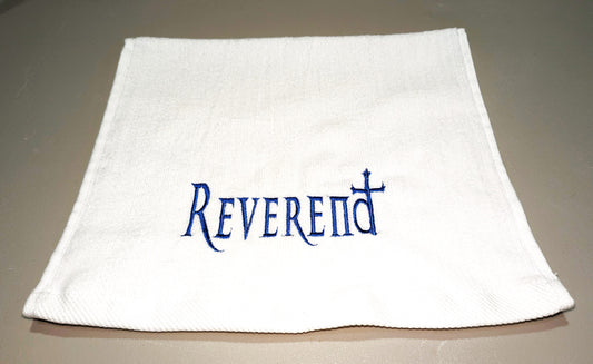 Christian Ministry - Reverend - Velour Towel Set